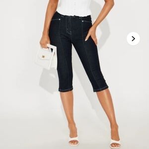 Eyes For You Skinny Capri Jeans
